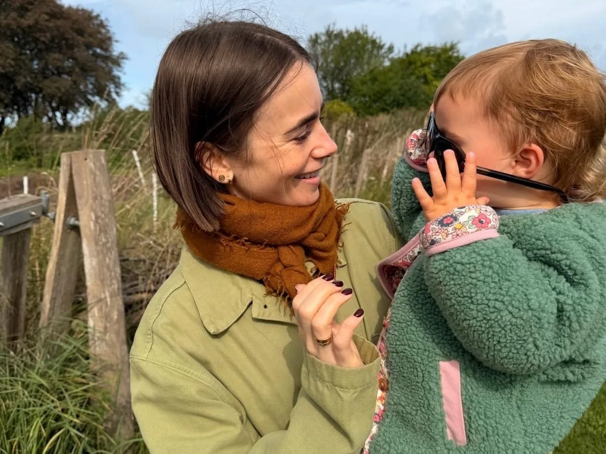 Lily Collins shares cute mother-daughter moment with Tove