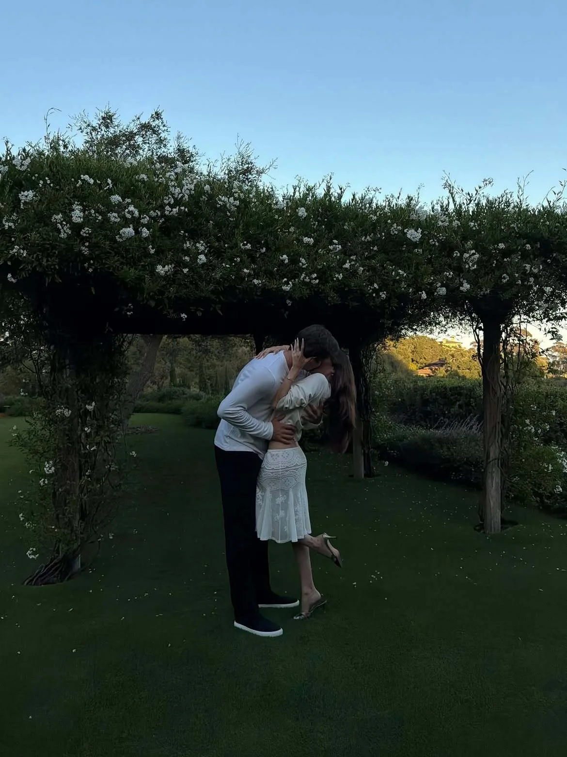 Madison Beer and Justin Herbert get engaged against a picturesque backdrop