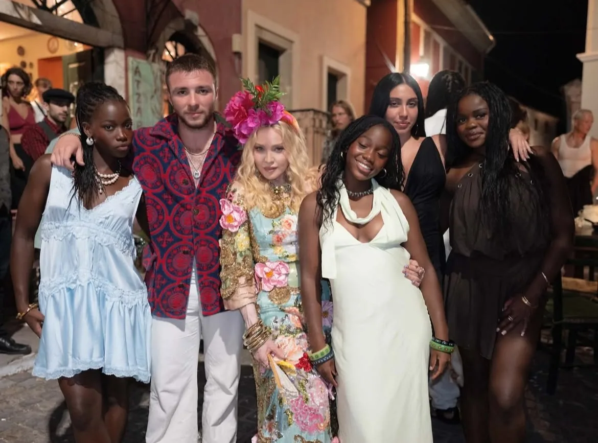 Madonna offers glimpse into private birthday bash with her children
