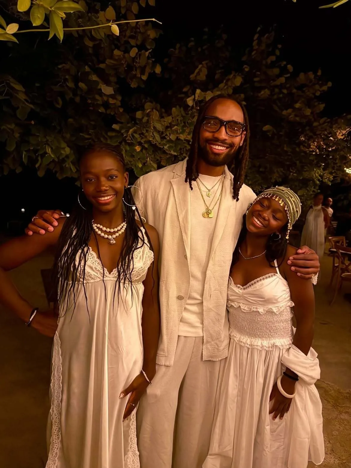 Madonna shares sweet snap of Akeem Morris with her daughters Stella and Estere