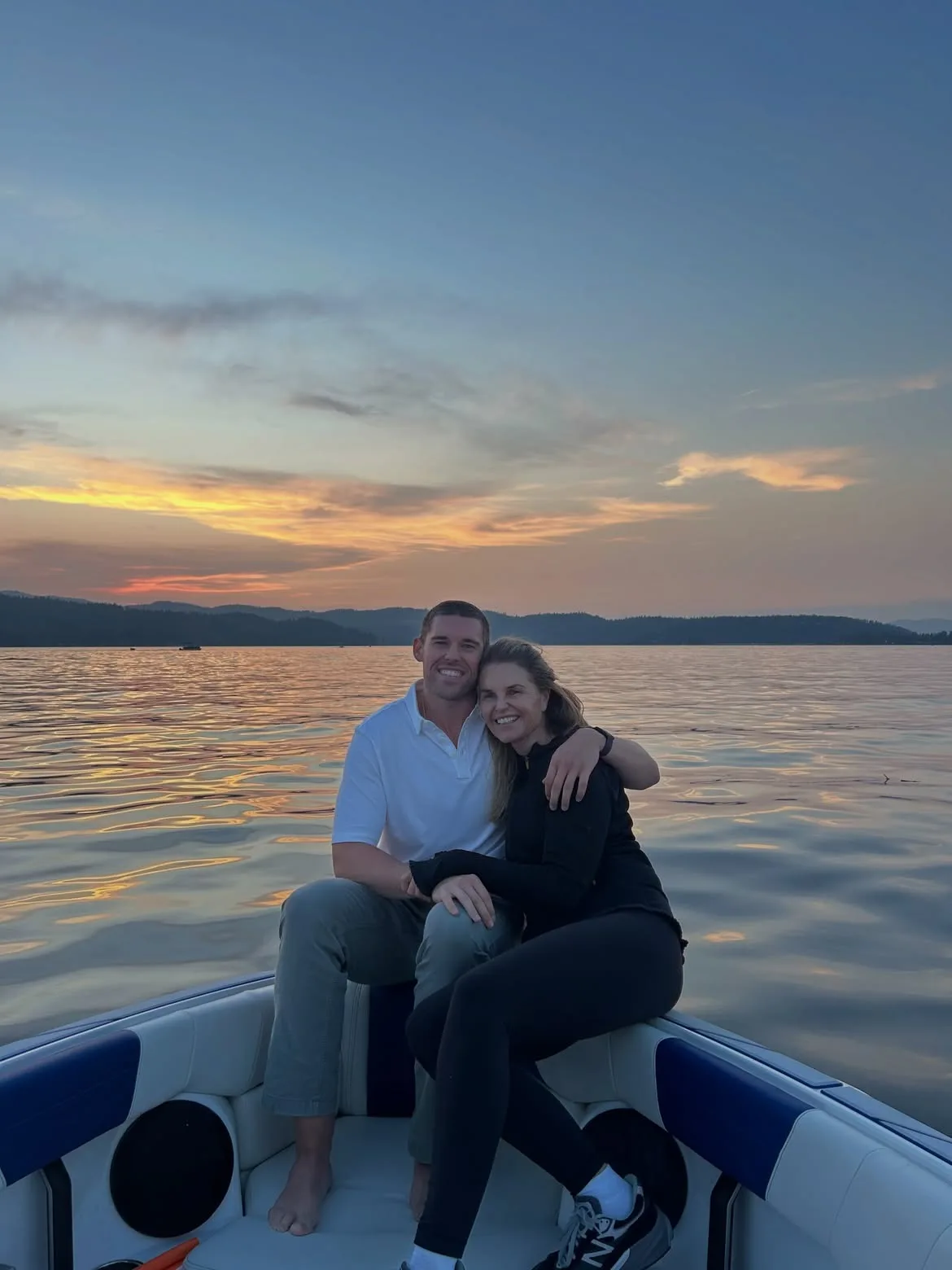Christopher Schwarzenegger enjoys boat ride with his mom