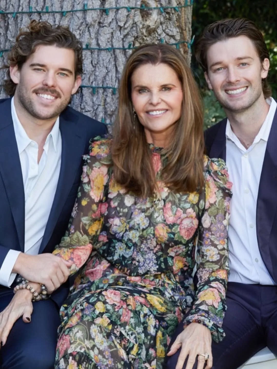 Maria Shriver shares photo with both sons Christopher and Patrick Schwarzenegger