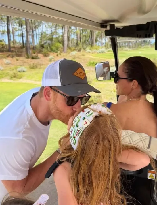 Prince Harry kisses his daughter in adorable photo ft Meghan Markle