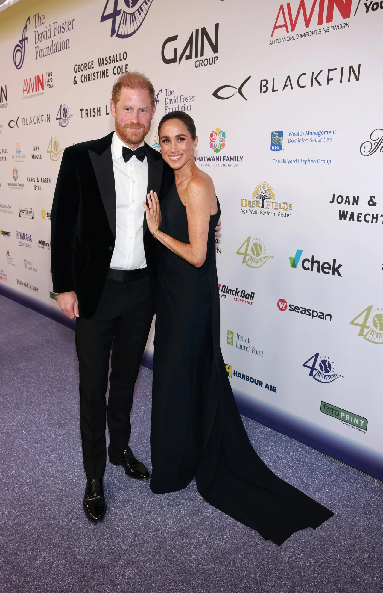 Meghan Markle and Prince Harry go on a charity date night in Canada