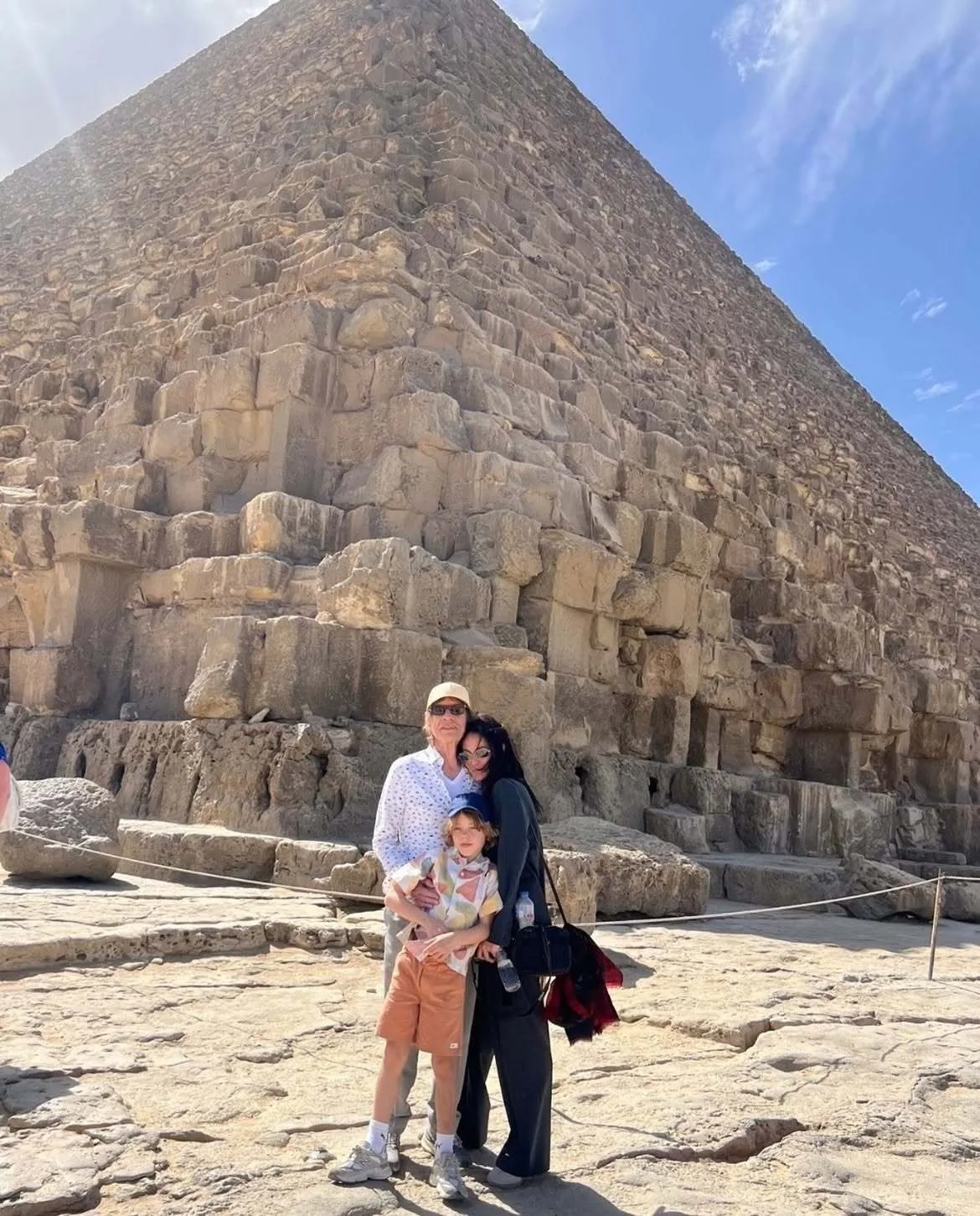 Mick Jagger's son shows up in rare family photo with fiancee Melanie Hamrick