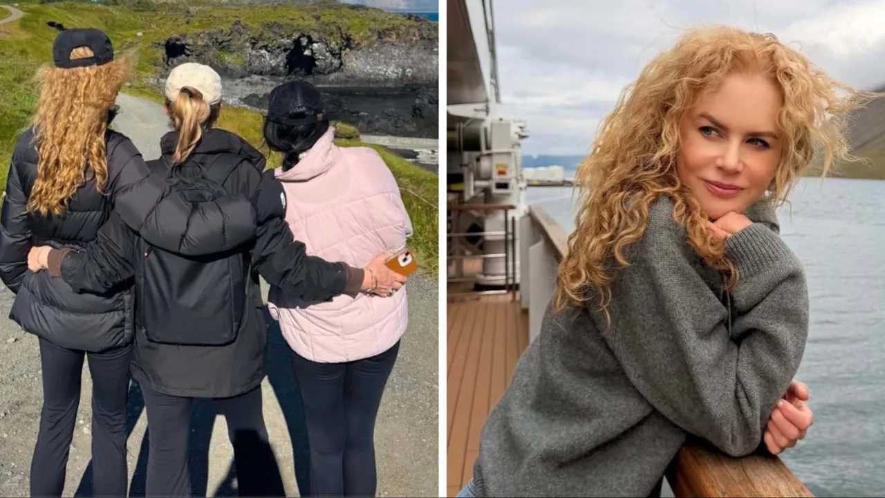 Nicole Kidman shares rare photos from family vacation ft two of her daughters
