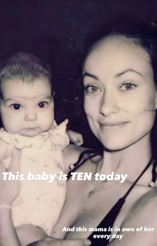 Olivia Wilde shares photo of baby Daisy for her 10th birthday