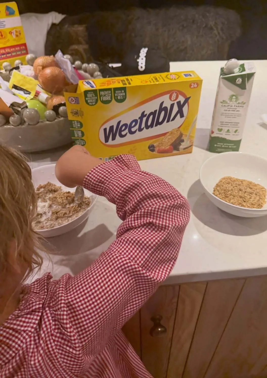 Orlando Bloom shares Daisy Dove’s adorable cereal moment