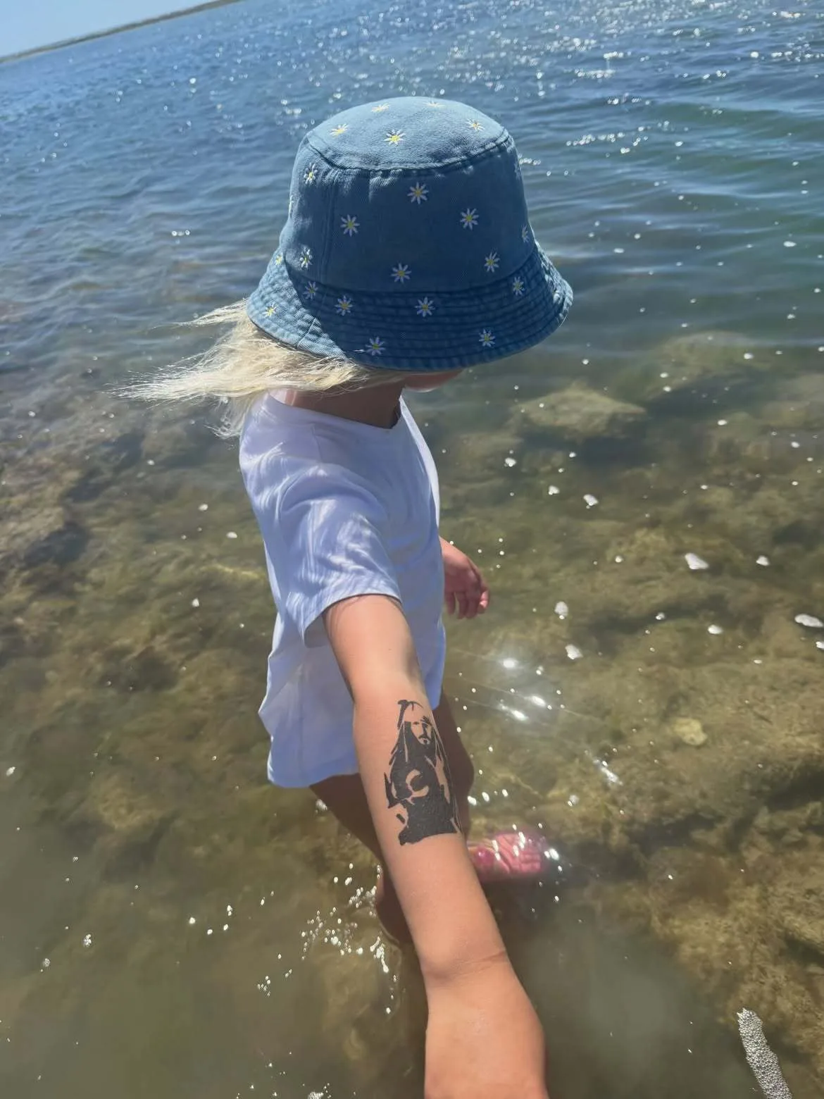 Daisy Dove shows off Captain Jack Sparrow ink