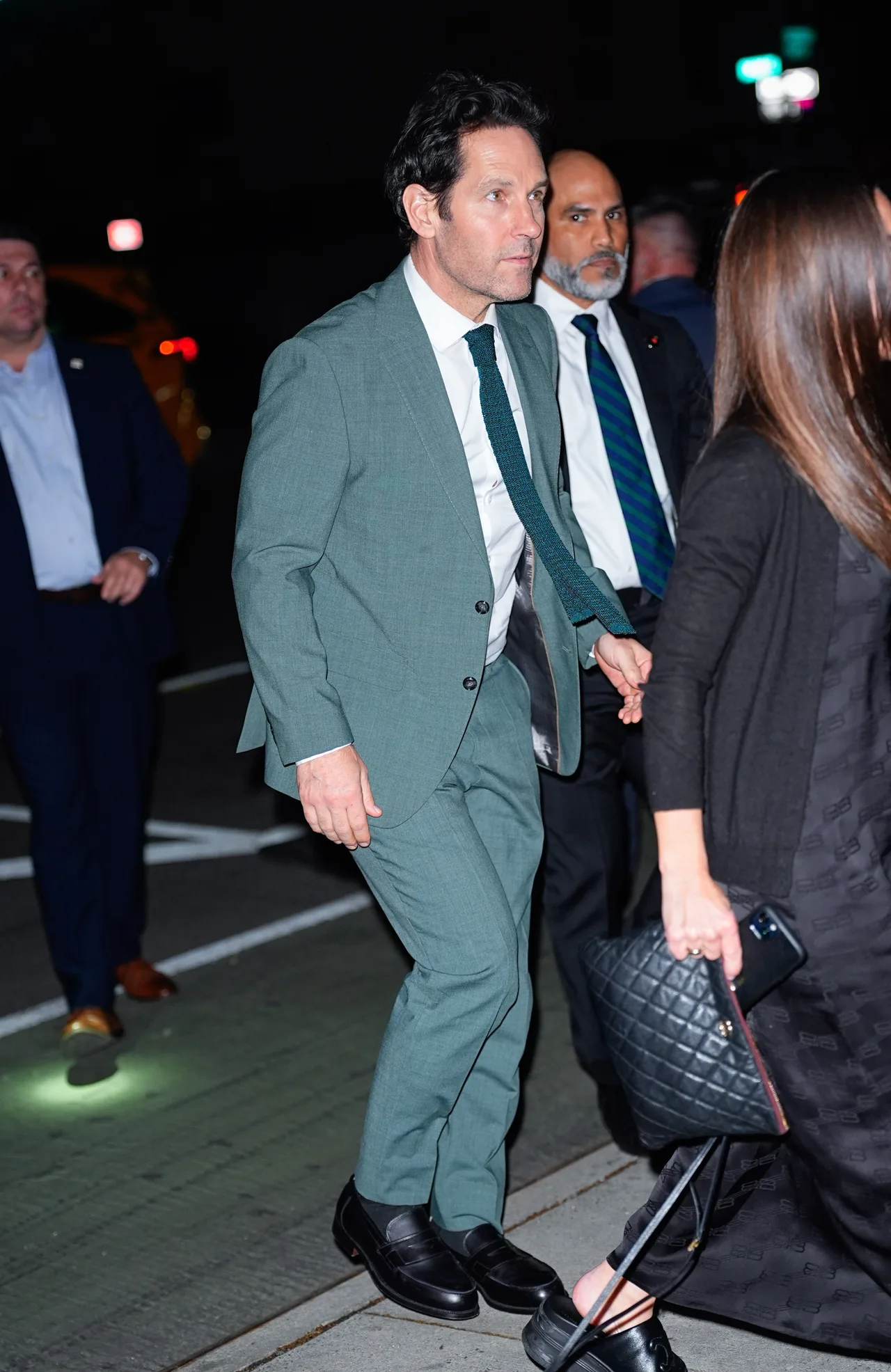 Paul Rudd joins the celebration with effortless style