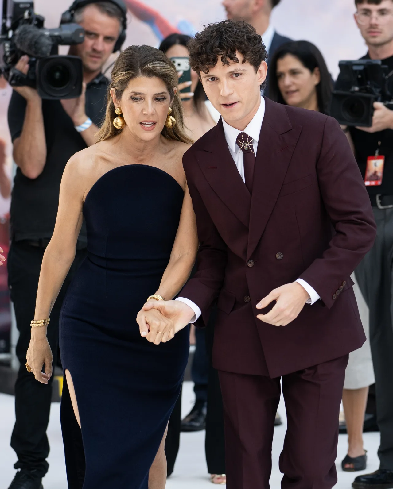 Tom Holland and Marisa Tomei's 'Spider-Man' reunion steals spotlight at 'Brand New Day' premiere