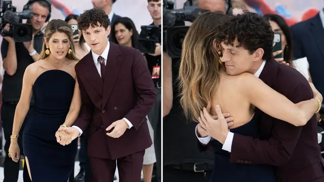 'Peter Parker' Tom Holland has heartfelt reunion with 'Aunt May' Marisa Tomei at 'Spider-Man: Brand New Day' UK premiere