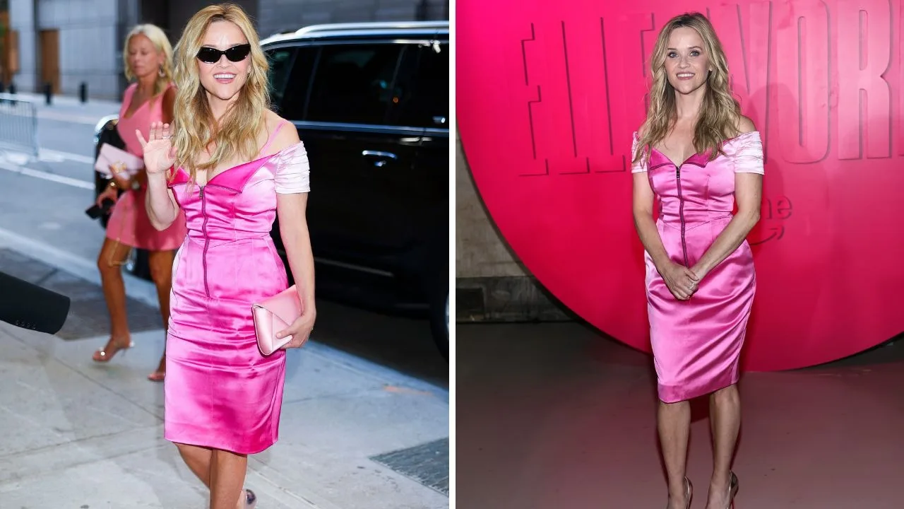 Reese Witherspoon revives Elle Woods in pink Prada dress for 'Legally Blonde' 25th anniversary