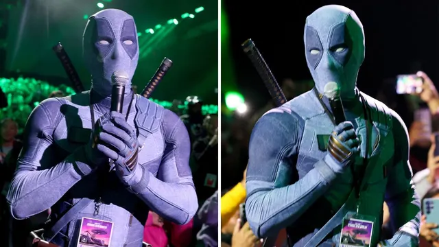 Ryan Reynolds crashes Marvel's Comic-Con panel as denim-clad Deadpool in bid to join 'Avengers: Doomsday'