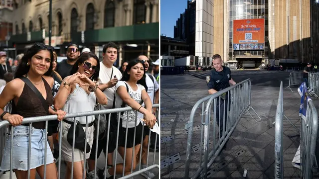 Taylor Swift and Travis Kelce wedding: Scenes outside Madison Square Garden capture public frenzy over lavish ceremony