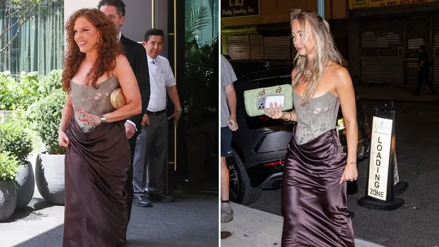 Taylor Swift's best friend accidentally twins with NFL WAG in $795 outfit at pop star's wedding to Travis Kelce