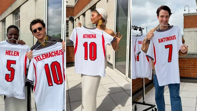 'The Odyssey' gets FIFA twist as Tom Holland, Zendaya, Robert Pattinson and other stars sport custom character jerseys