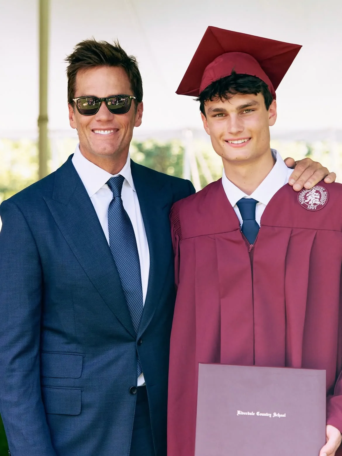 Tom Brady shares throwback photo from Jack's graduation