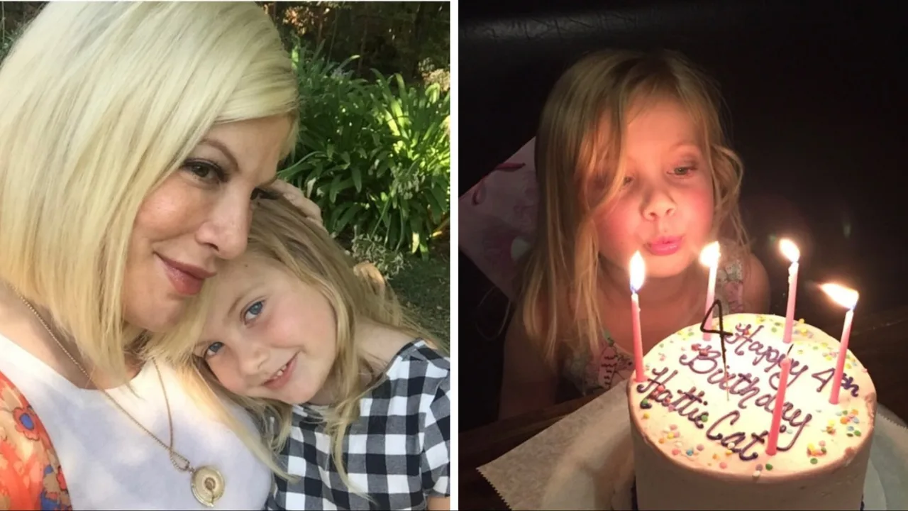 Tori Spelling shares rare childhood photos of daughter Hattie McDermott for her 15th birthday