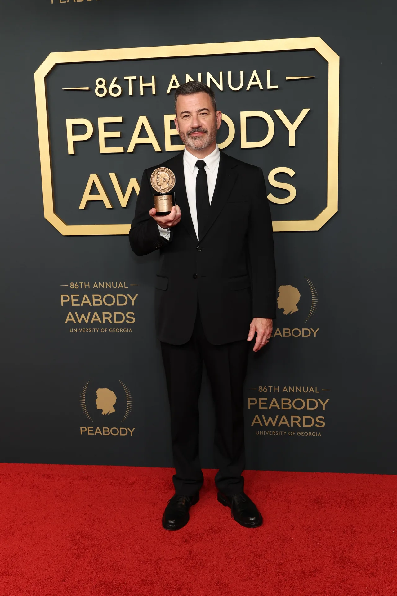 Jimmy Kimmel mocks himself as he was honored at Peabody Awards