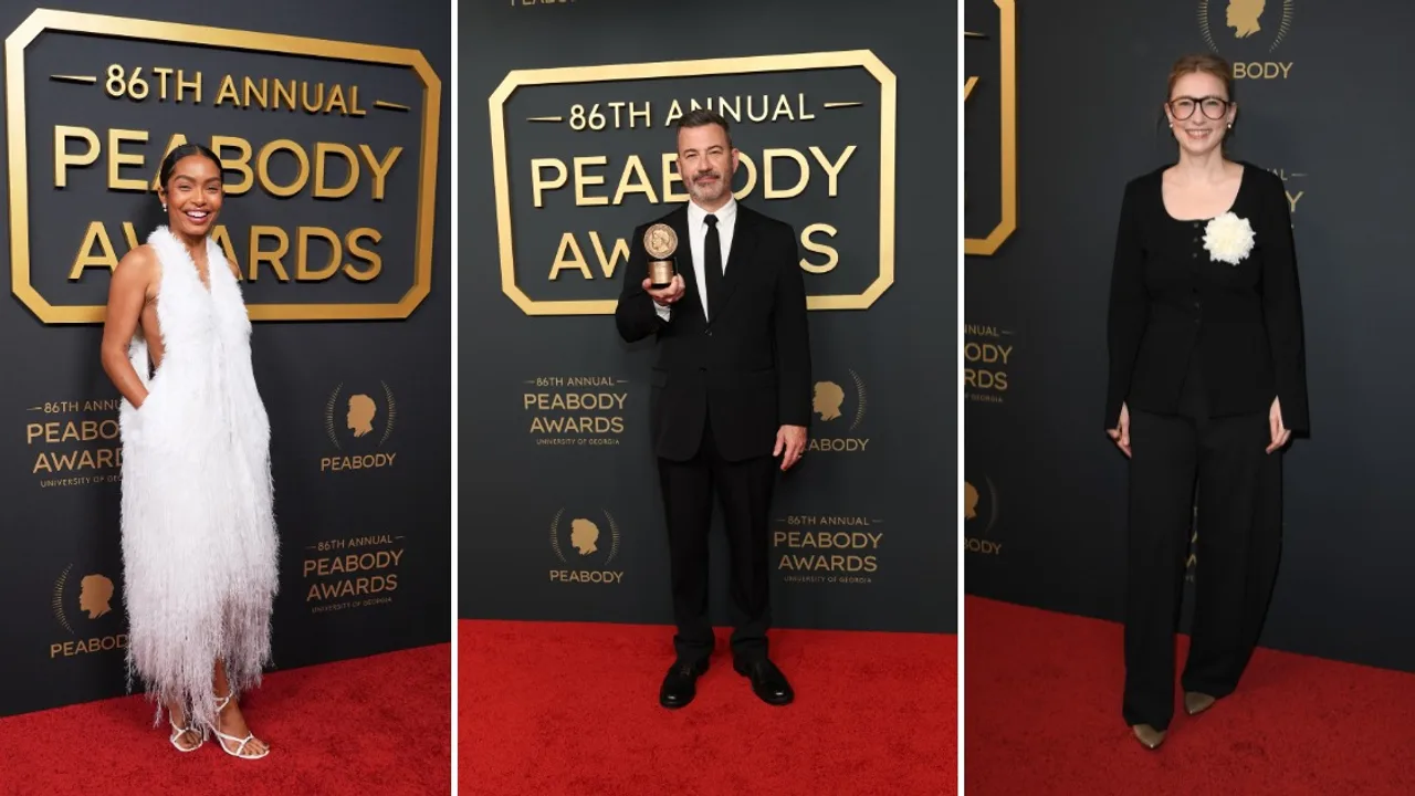 Yara Shahidi, Jimmy Kimmel , Elizabeth Meriwether fashionably hit red carpet for Peabody Awards