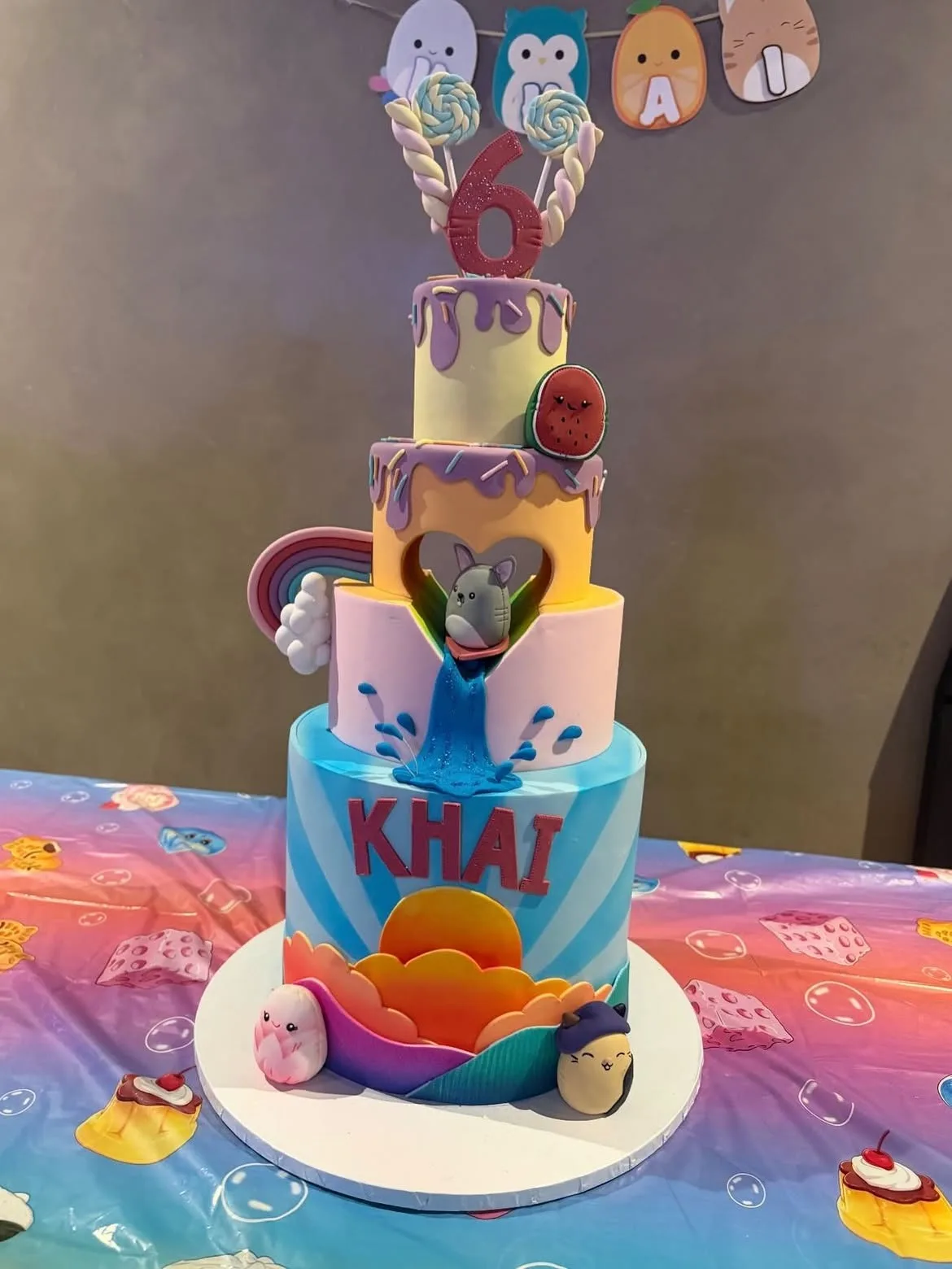 Zayn Malik reveals Khai’s Squishmallows-themed 6th birthday cake