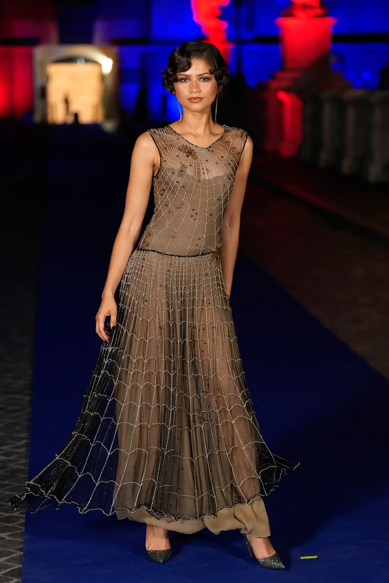 Zendaya attends 'Spider-Man: Brand New Day' premiere in Rome wearing new spider web dress