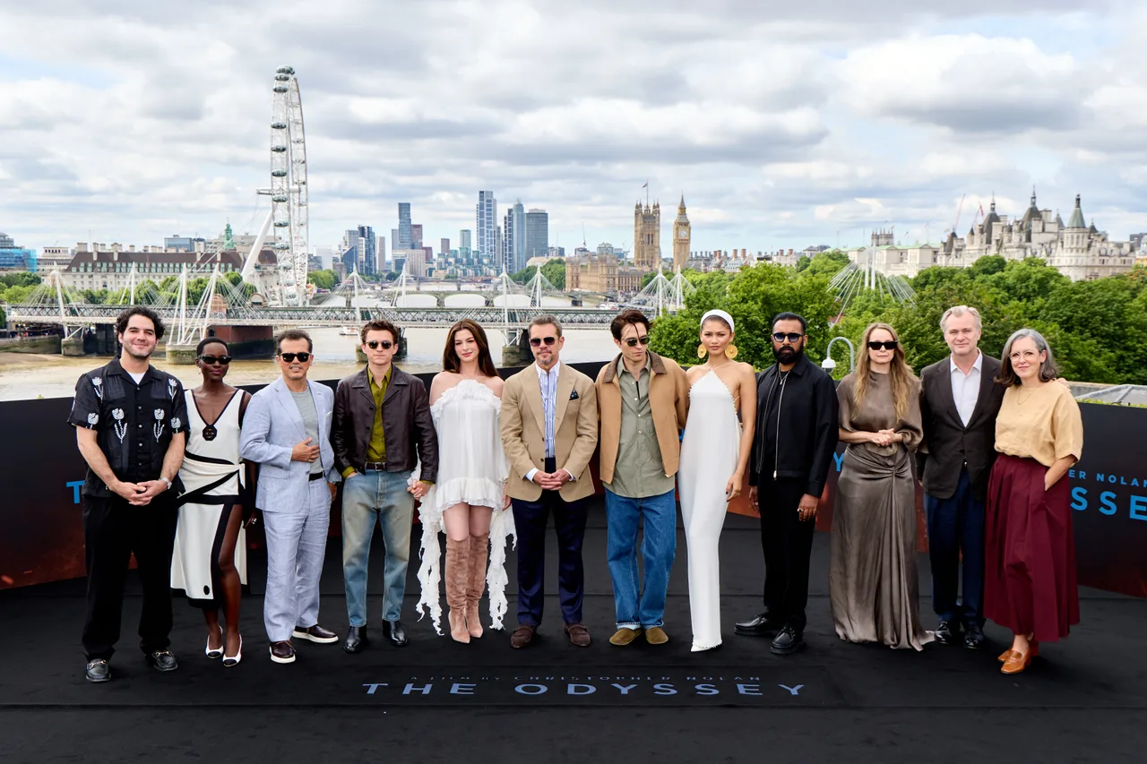 Zendaya was accompanied by her husband Tom Holland and 'The Odyssey' team