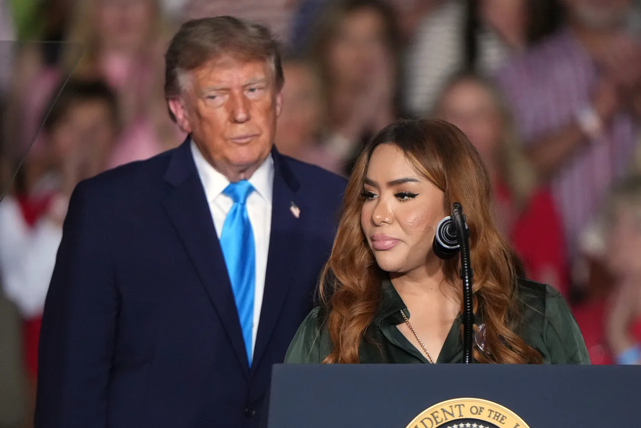 Trump brings a Nebraska woman onstage for an unexpected exchange