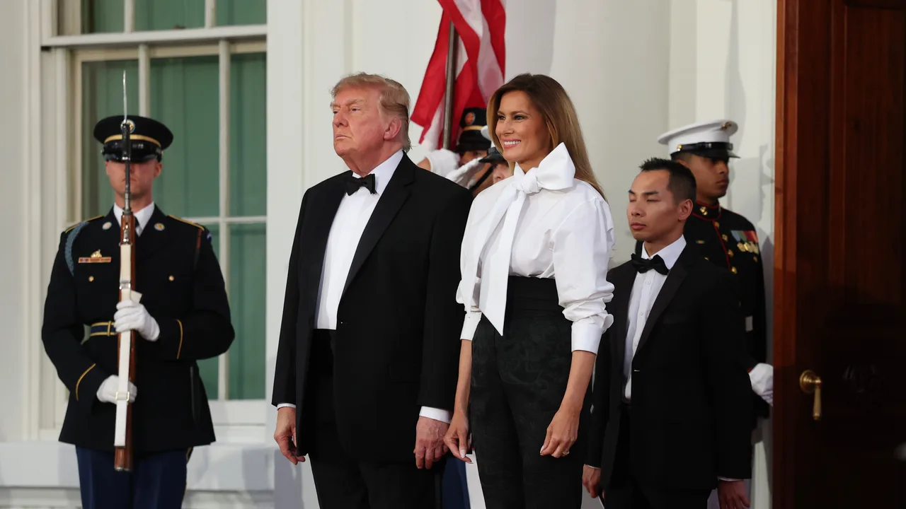 Melania Trump embraces monochrome for Xi visit, but her boldest look with China’s first couple came 9 years ago