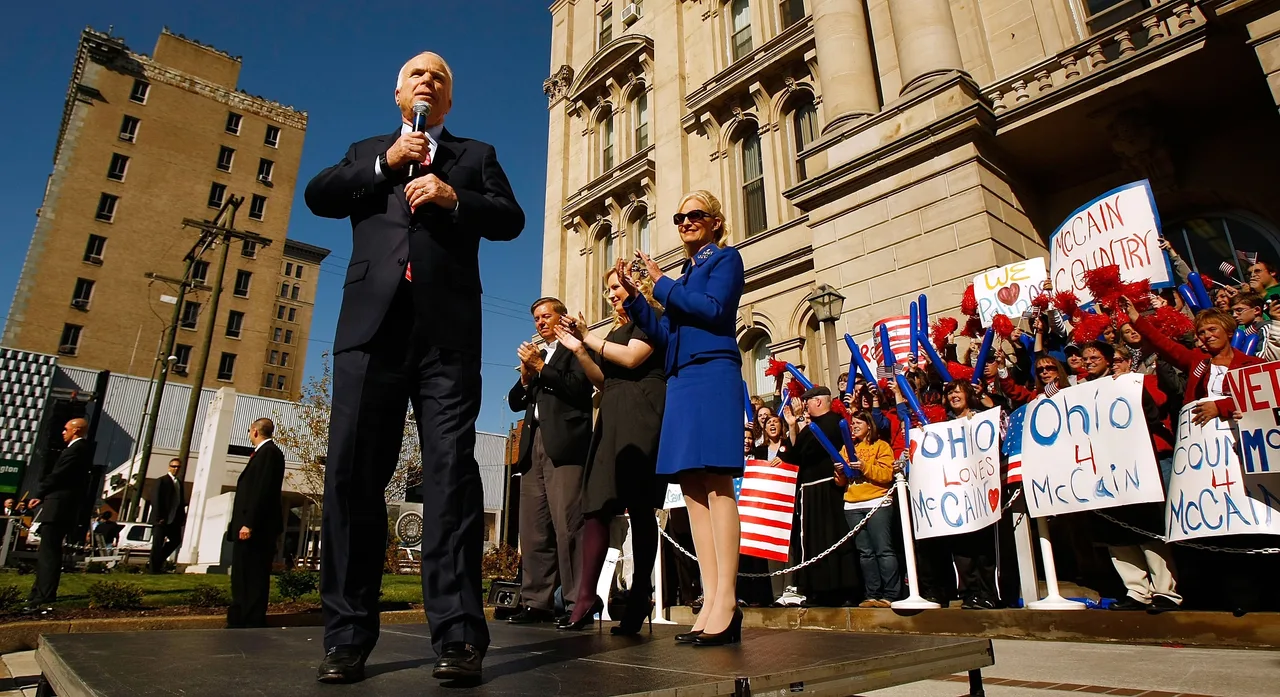 On the road with John McCain