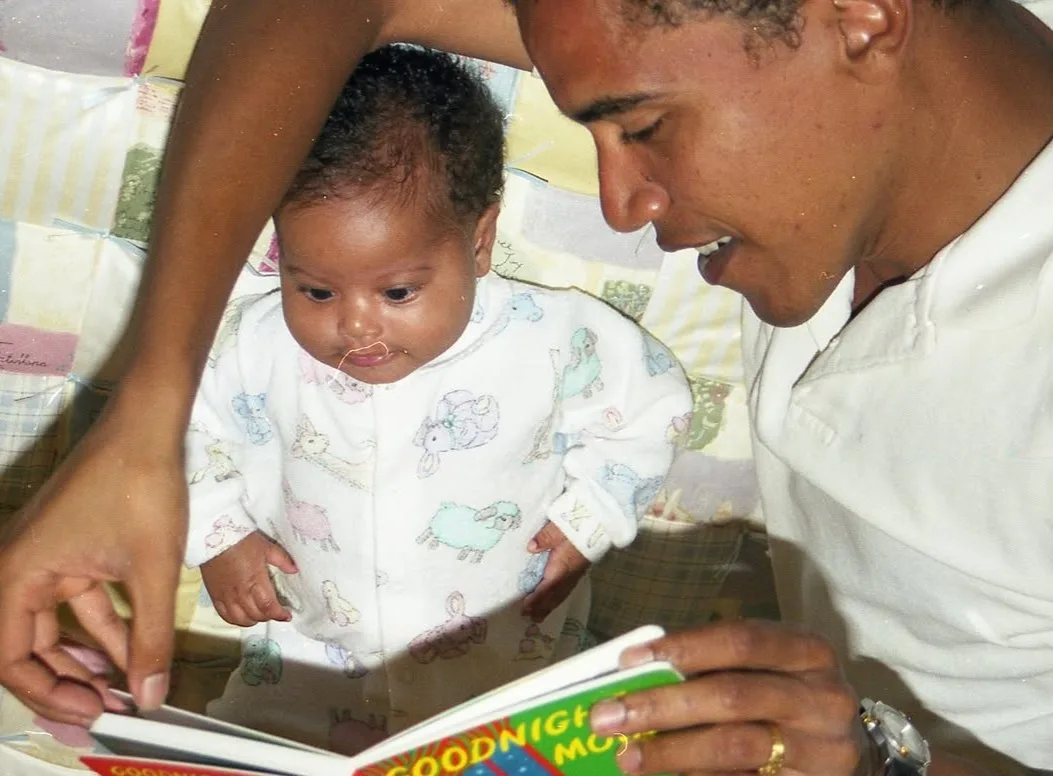 Obama's throwback with Baby Malia