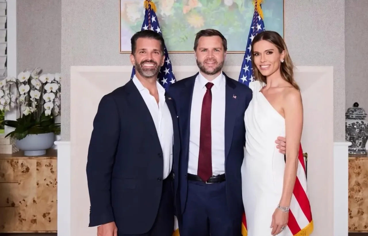 Bettina and Don Jr welcome JD Vance to Southampton