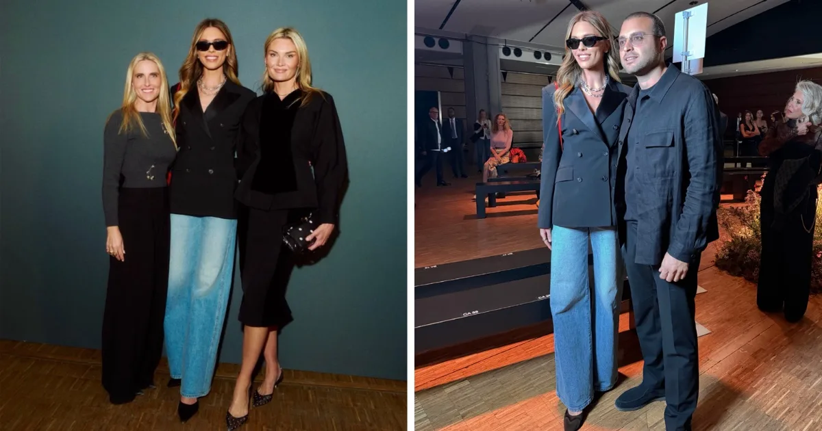 Bettina goes casual-chic at Elie Saab