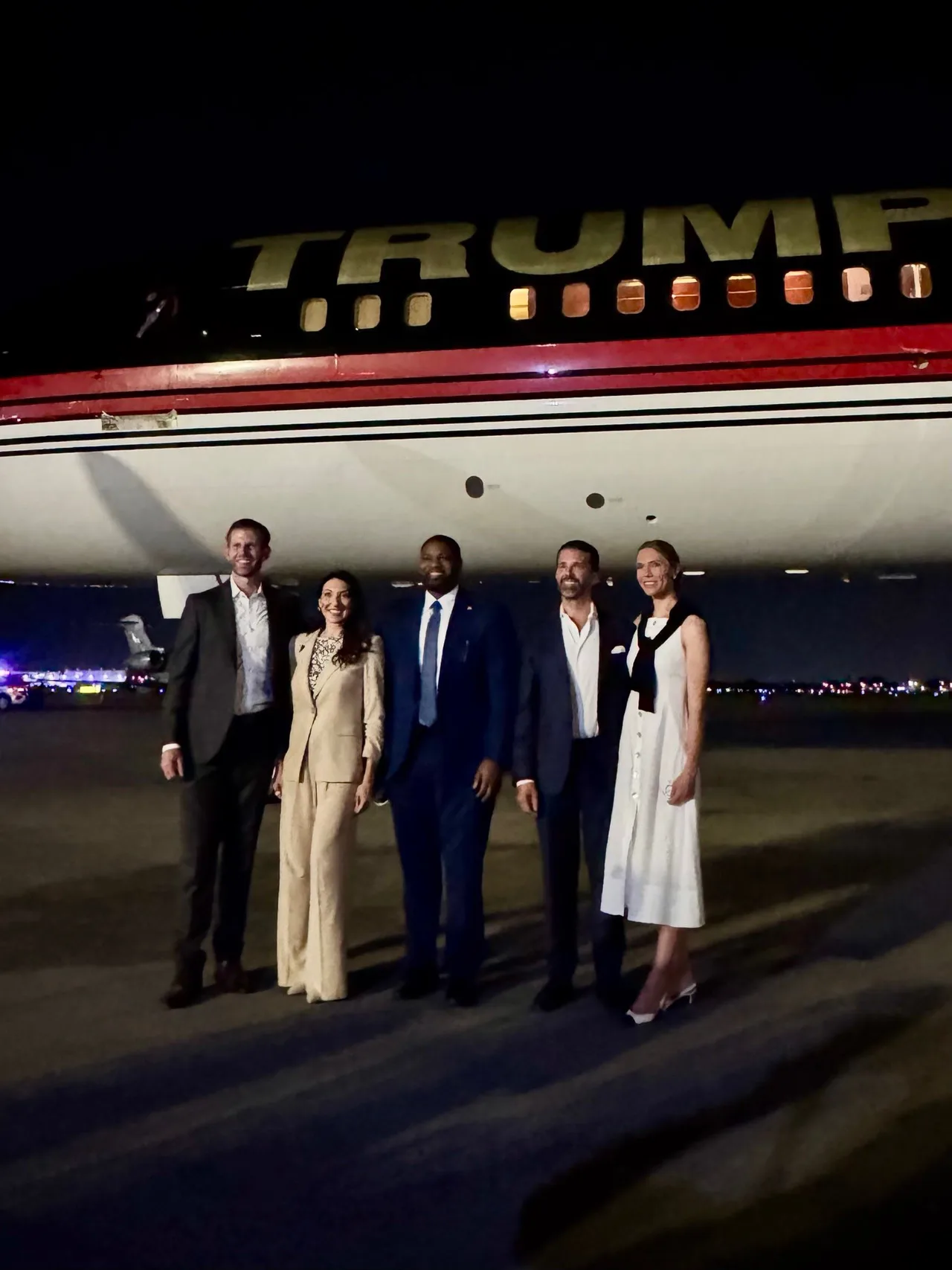 Trump family gathers for milestone moment