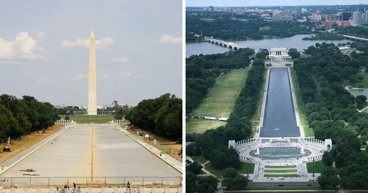 Giving the Lincoln Memorial Reflecting Pool a new look