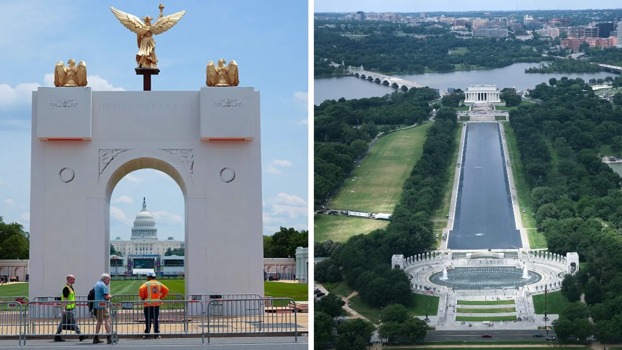 From Triumphal Arch to the Kennedy Center:  How Trump is reshaping Washington's most iconic landmarks