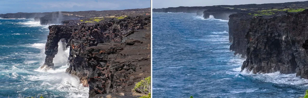 Before-and-after photos reveal what remains