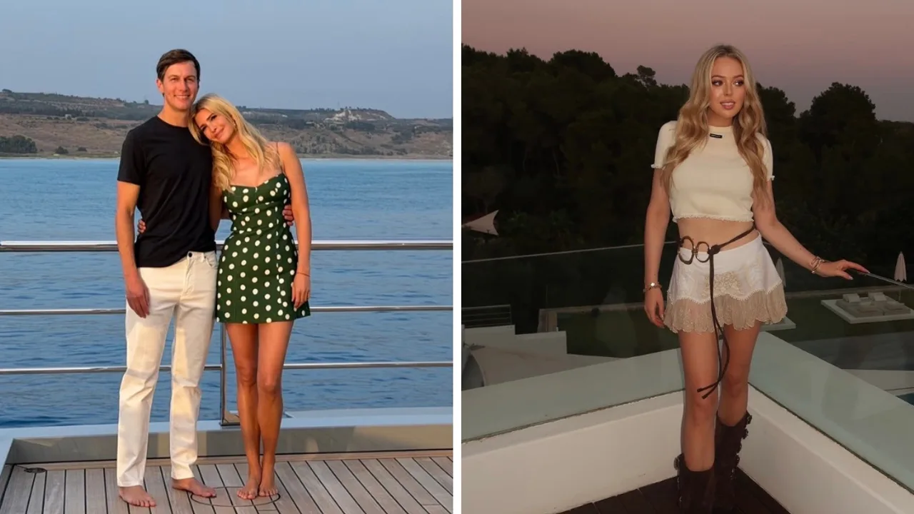 Inside Trump sisters' summer getaways: Ivanka embraces Italian luxury while Tiffany turns heads in Ibiza