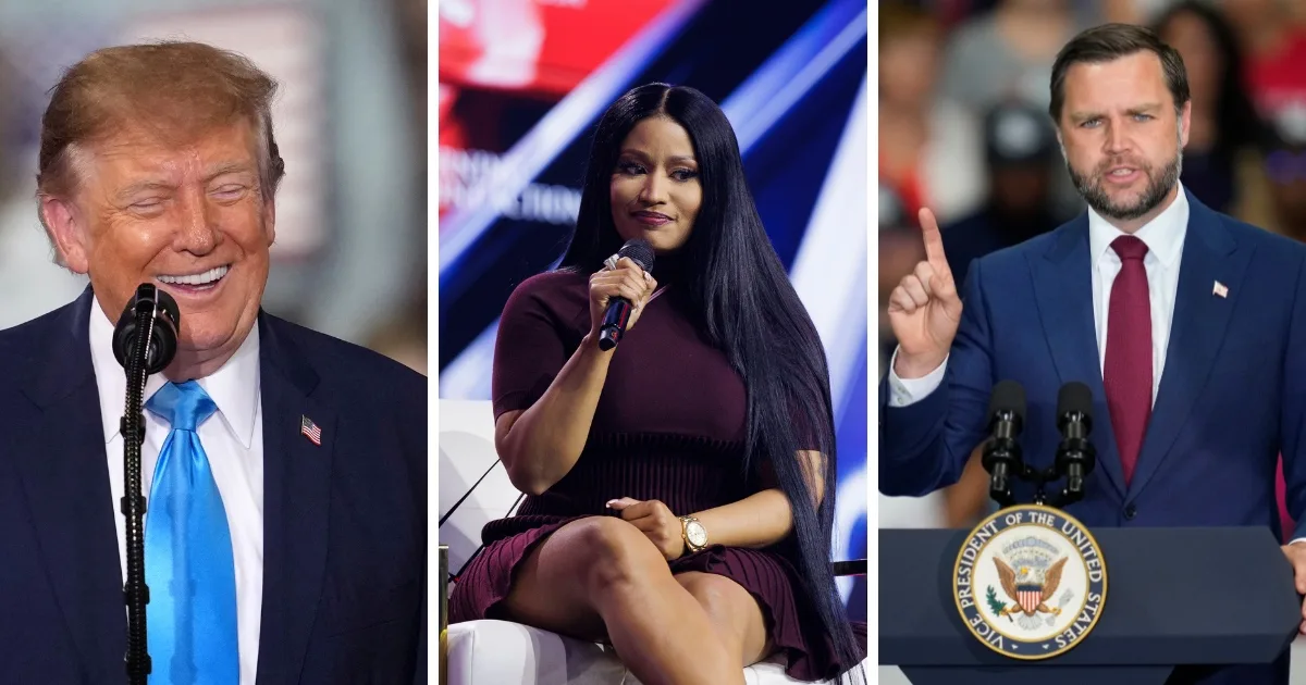 Minaj praises Trump and Vance as role models