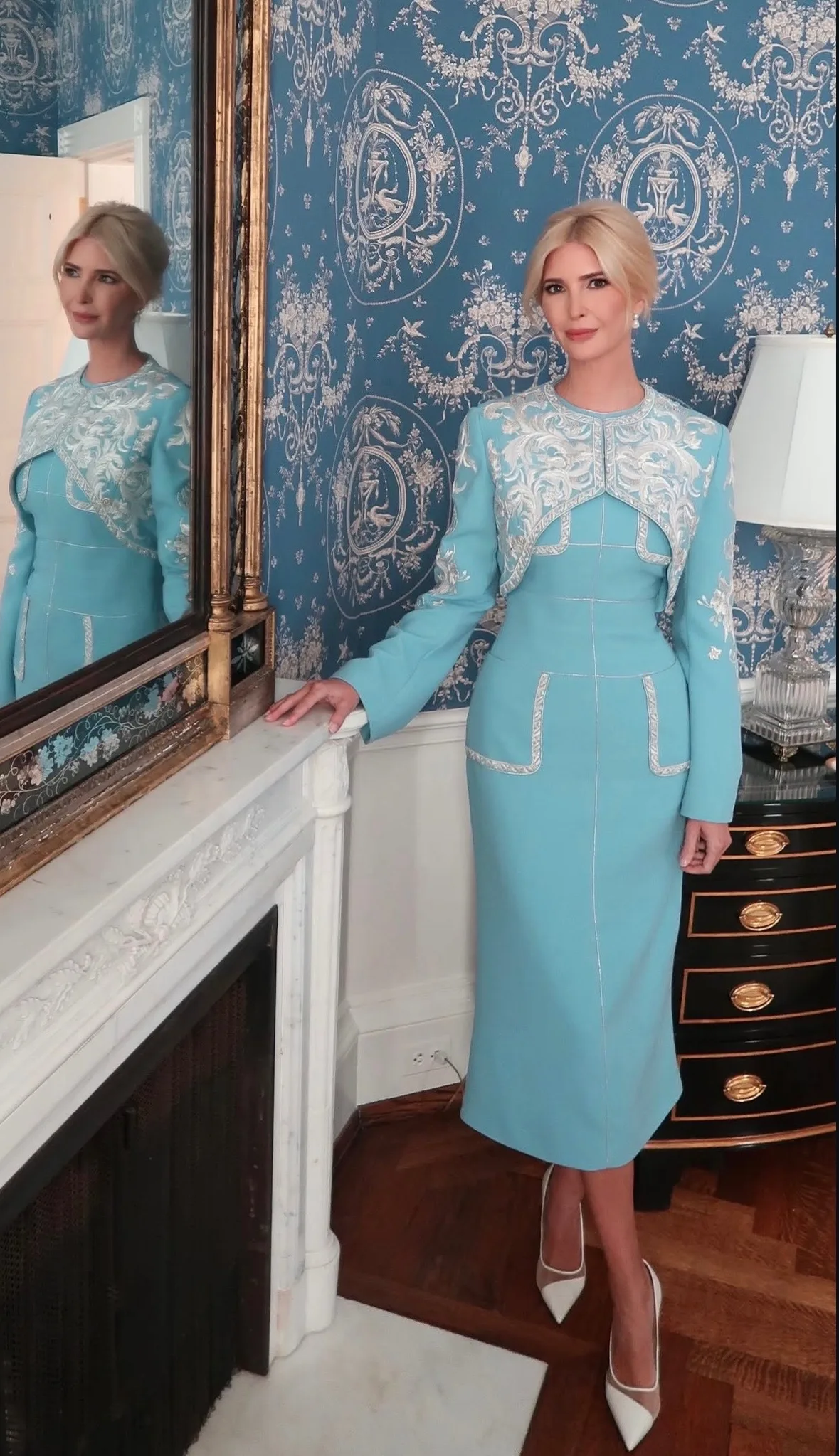 Ivanka goes Chinese couture for Xi’s White House welcome