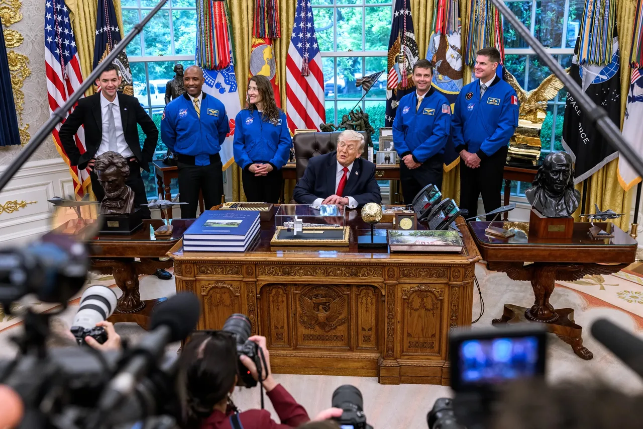 Trump joked he could have been an astronaut himself