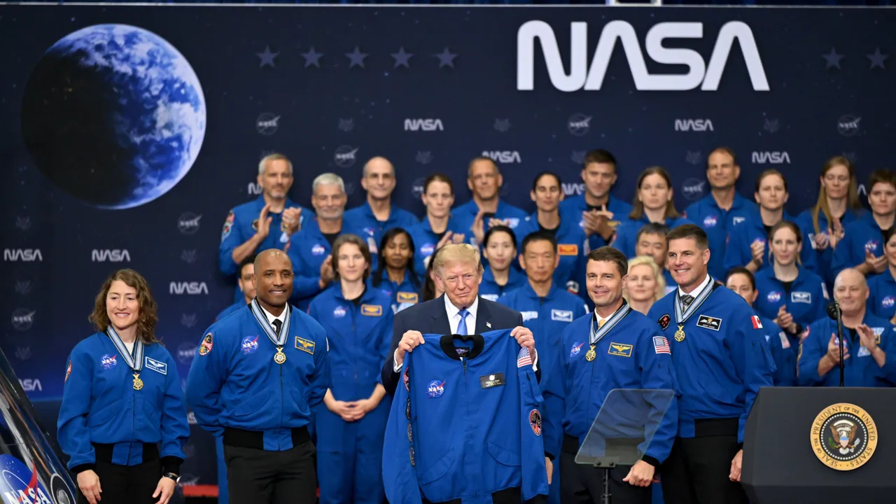 Inside Trump’s day at NASA: A call to space, Moon-bound signature and Artemis II reunion