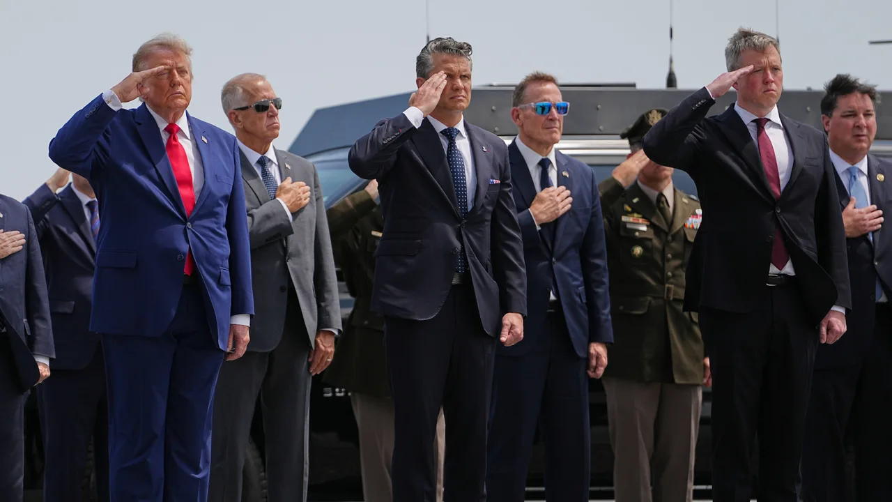 America solemnly honors 4 fallen heroes as Trump calls ceremony one of the 'hardest things' to do as a president