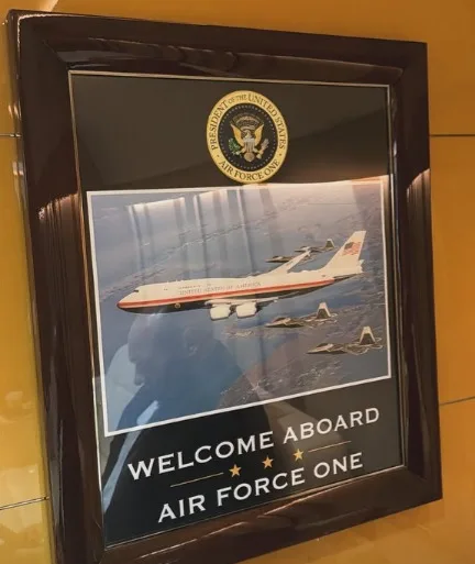 A presidential welcome from the moment guests step aboard