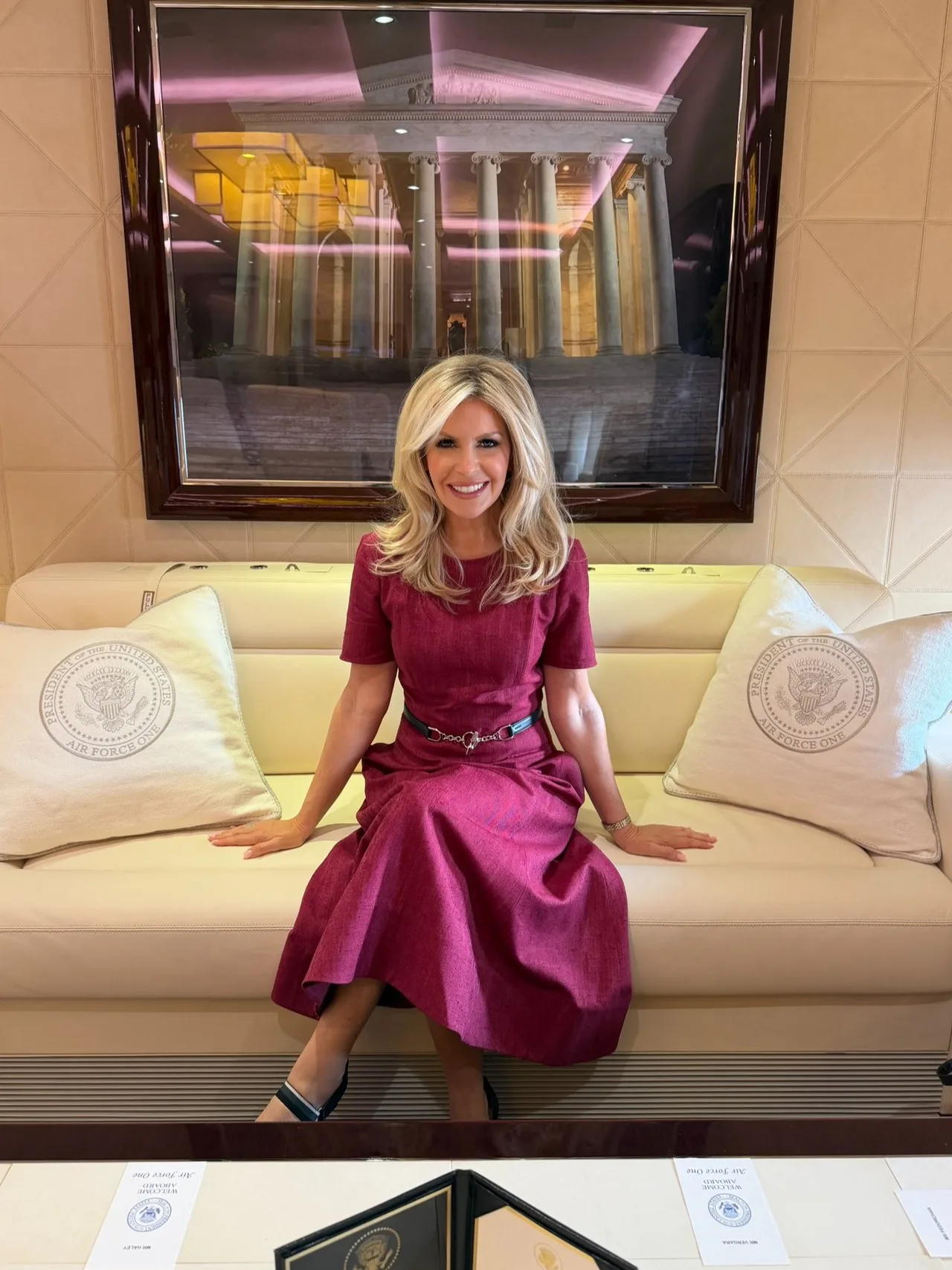 Luxury lounge worthy of a flying White House