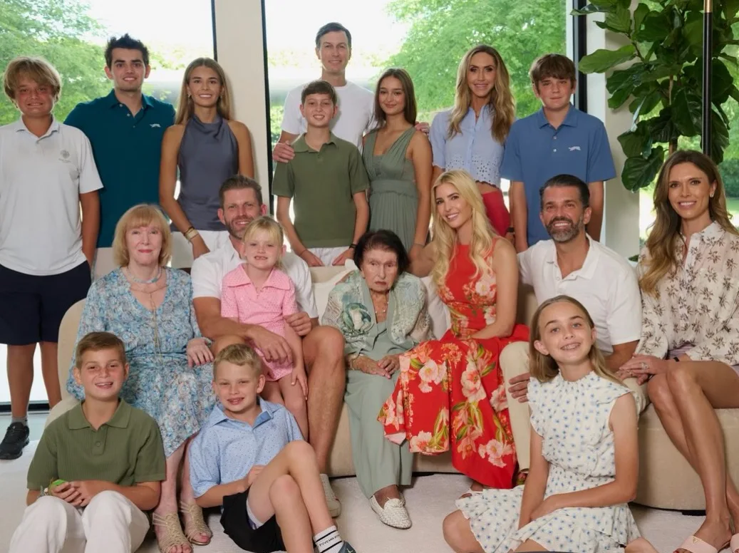 Ivanka, Don Jr and Eric reunite with their families