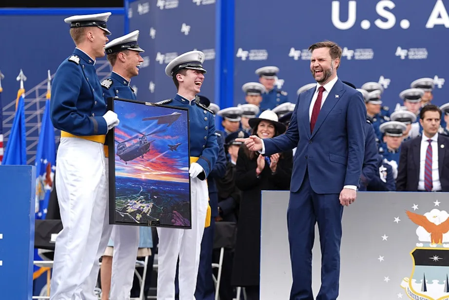 Vance tells graduating cadets 'be jealous and selfish about your role'