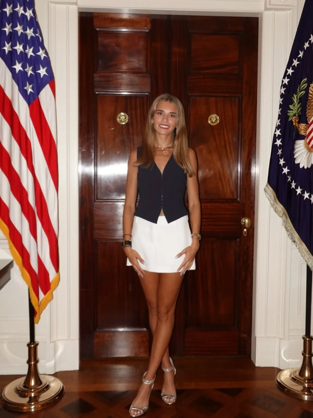 Kai Trump's America250 look