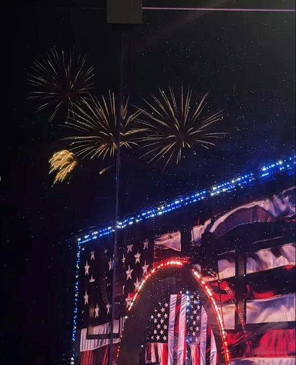 Fireworks light up America 250 celebration